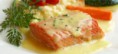 Salmão ao molho frio de maracujá
